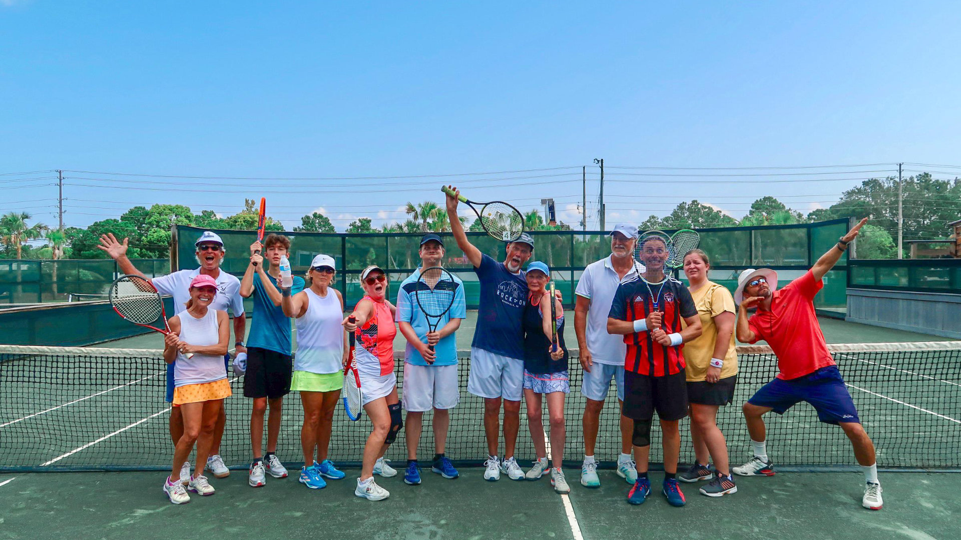 A team picture of a tournament